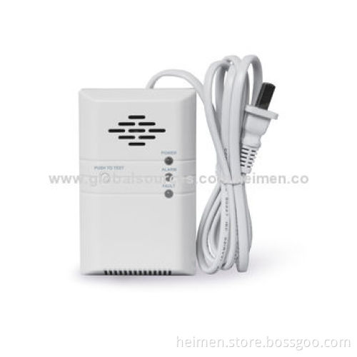 AC 100-240V CE approved independent gas leak alarm work with solenoid valveNew